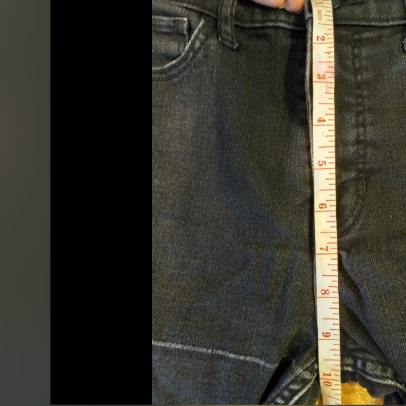 Hollister High-Rise Super Skinny Jeans Classic Stretch Black Distressed - Picture 9 of 9
